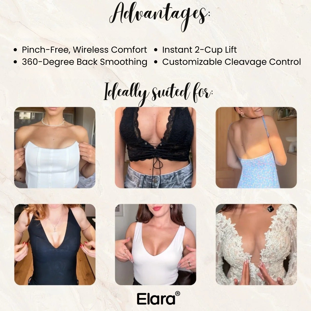 Elara® Everyday Double Push-Up Bra